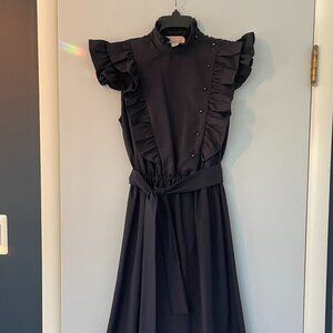 Vanessa Barrantes Navy Dress